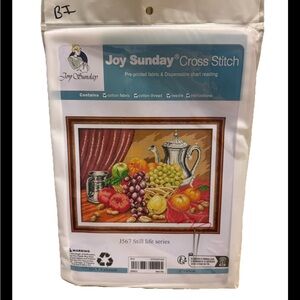 “Still Life Series" Counted Cross Stitch Kit by Joy Sunday Color Coded Chart BI